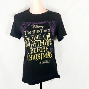 The Nightmare Before Christmas Live In Concert T Shirt Small Black